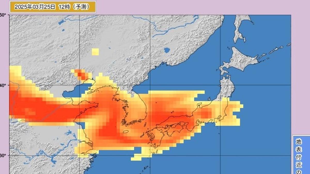 來自中國的沙塵暴 明將襲日韓!專家稱「這波很強勁」