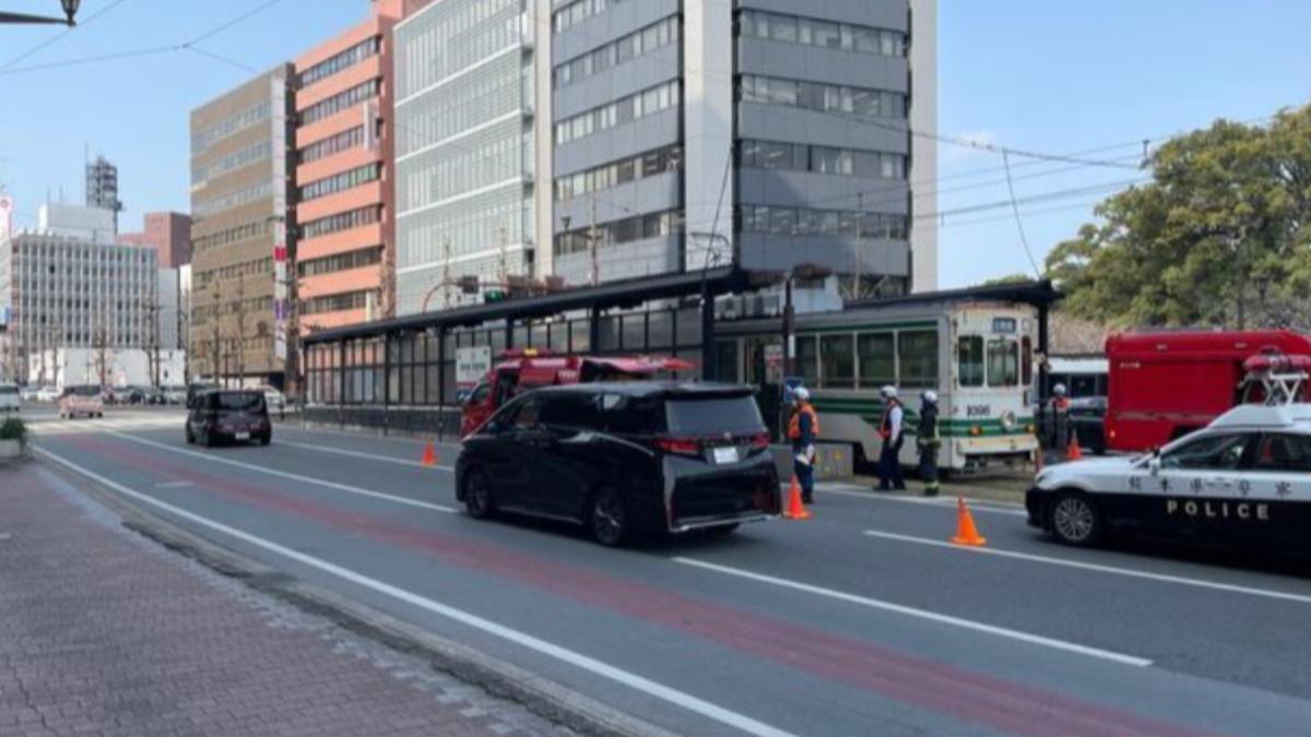 熊本路面電車「剎車失靈」追撞意外! 多人緊急送醫