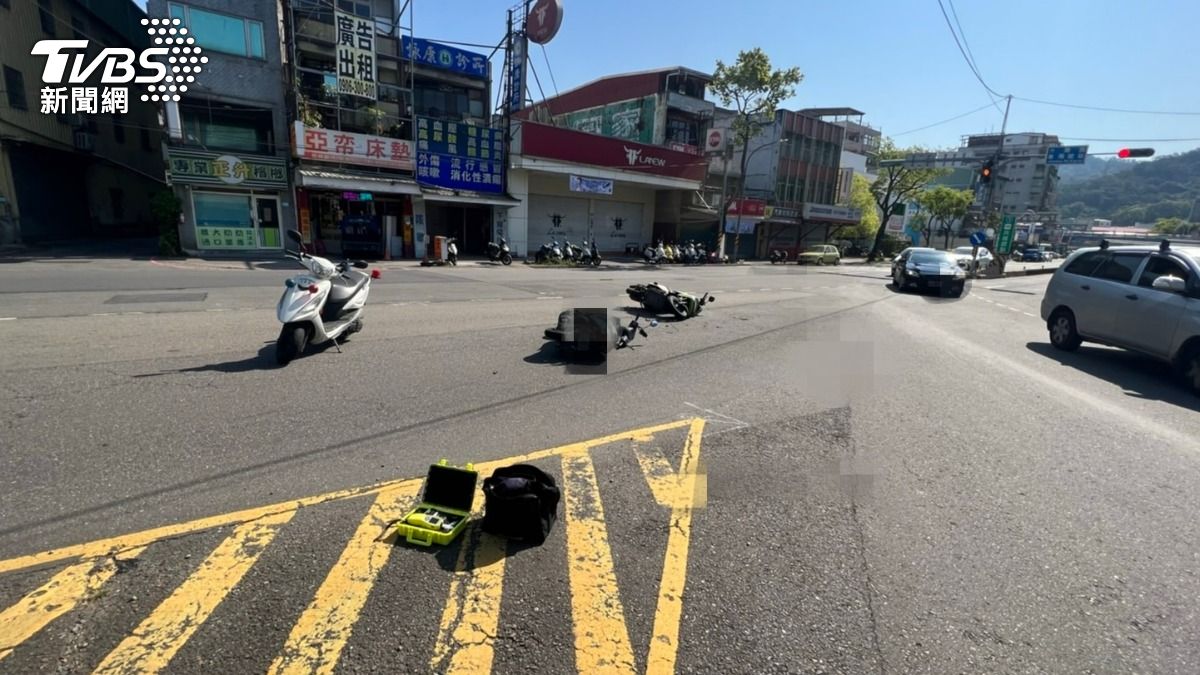 肇事路口。(圖/TVBS)