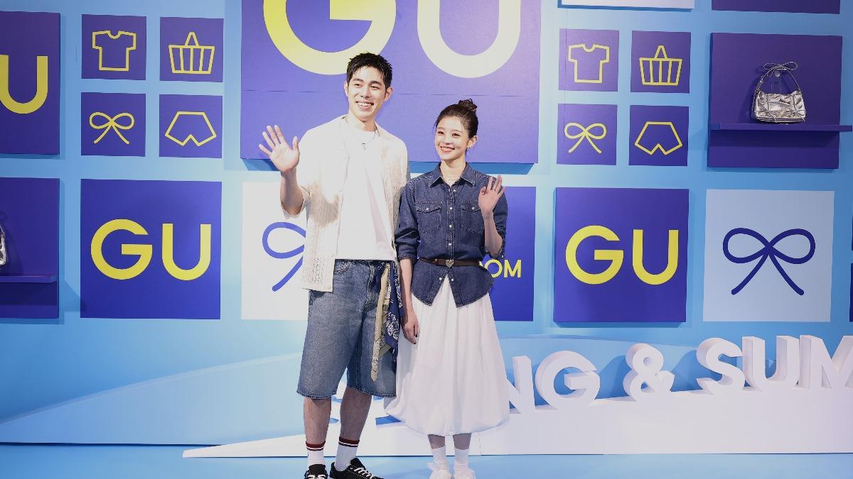 詹懷雲、詹子萱出席服裝品牌活動大聊「情侶裝」。(圖/記者張哲鳴攝)