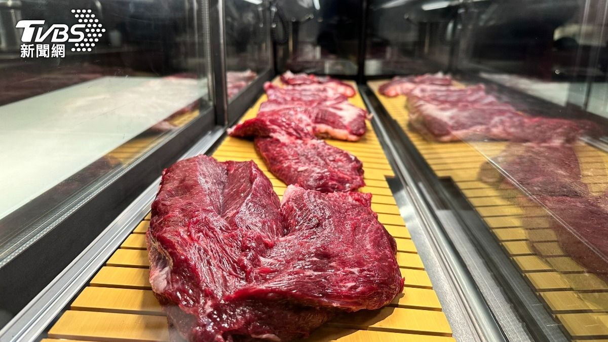 牛琅餐廳的溫體牛食材。(圖/程子奕攝)