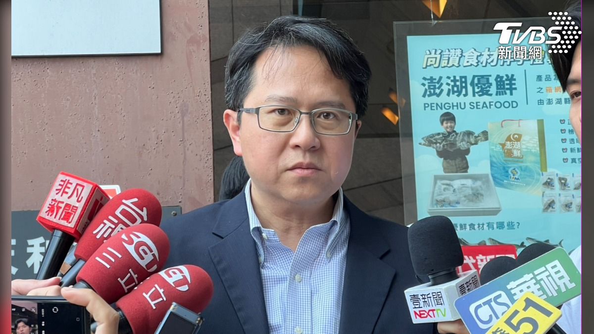 民進黨立委邱志偉認為,台灣人不會因為中共創專欄就退縮。(圖/潘袁詩羽攝)