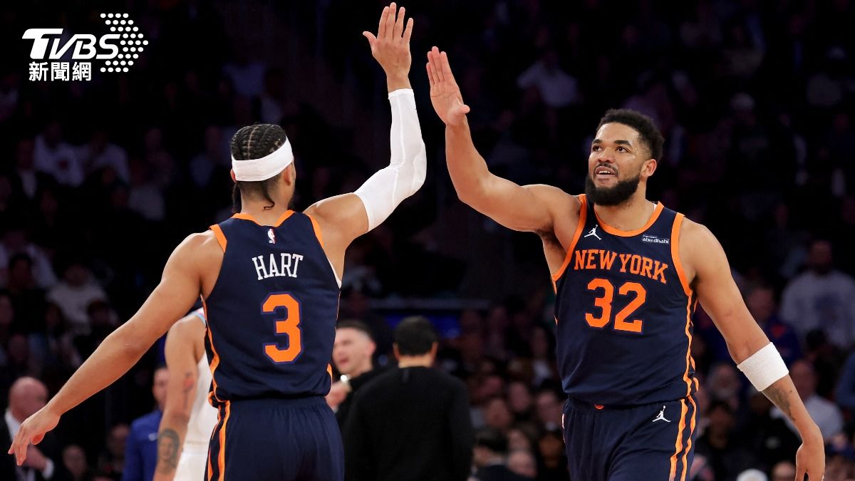 NBA/隊史首見同場大三元!尼克痛宰獨行俠 唐斯、哈特聯手締新猷