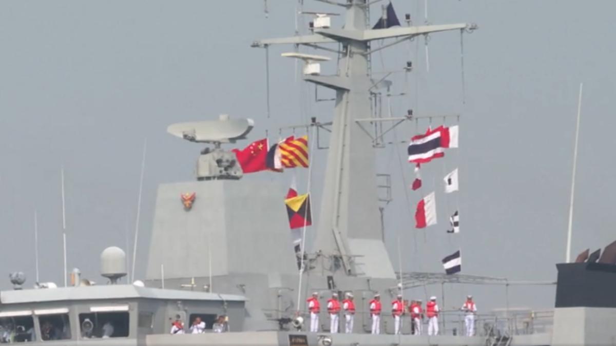 中泰將舉行「藍色突擊2025」海軍聯合訓練(圖/CCTV+)