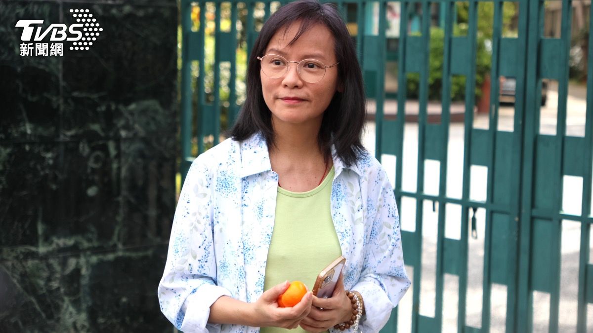 北一女國文教師區桂芝,出面回應爭議(圖/潘建樺攝)