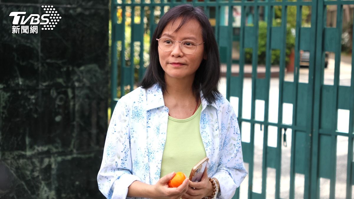 北一女教師區桂芝接受央視訪問惹議。（圖／潘建樺攝）