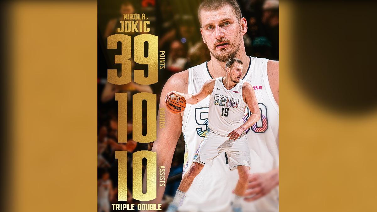 NBA/約老師回來了!史上第4人達成單季30次大三元