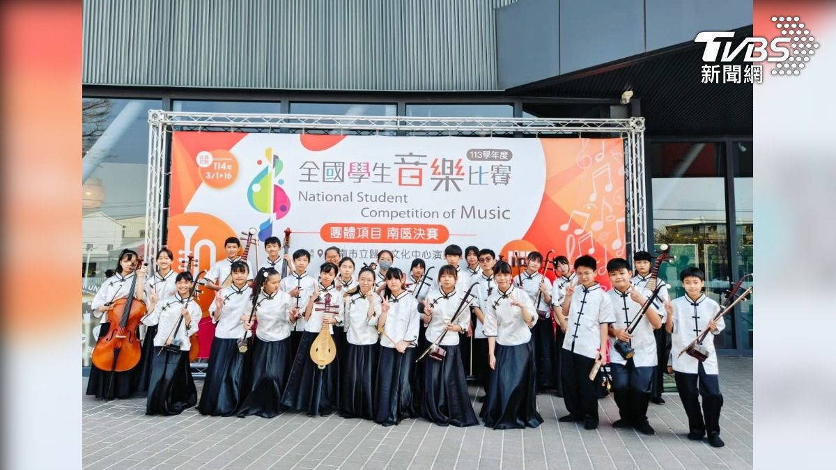 漁鄉小校登大舞台 茄萣國中國樂班大放異彩