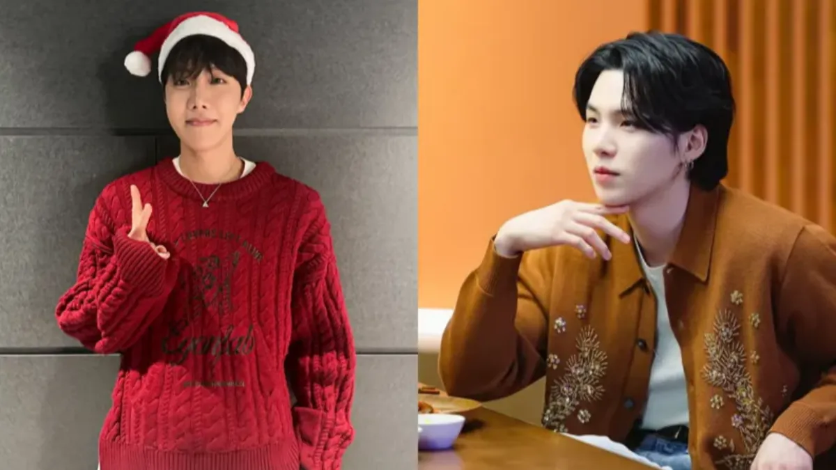 防彈少年團成員J-Hope(左)與SUGA(右)各自捐出1億韓元。(圖/翻攝自J-Hope、SUGA IG)