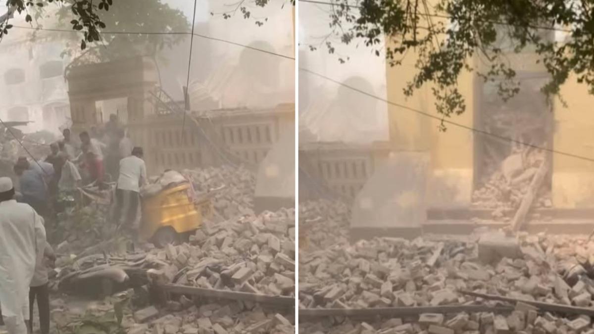 緬甸7.7地震清真寺震垮!建築殘破成廢墟 至少20死