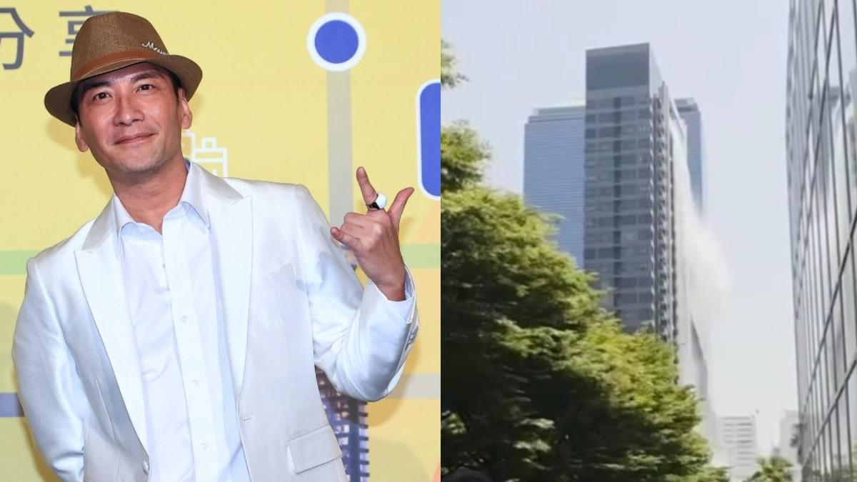 緬甸強震!高山峰「老婆子女3人」定居泰國報災情 高樓瀑布傾瀉驚人景象曝
