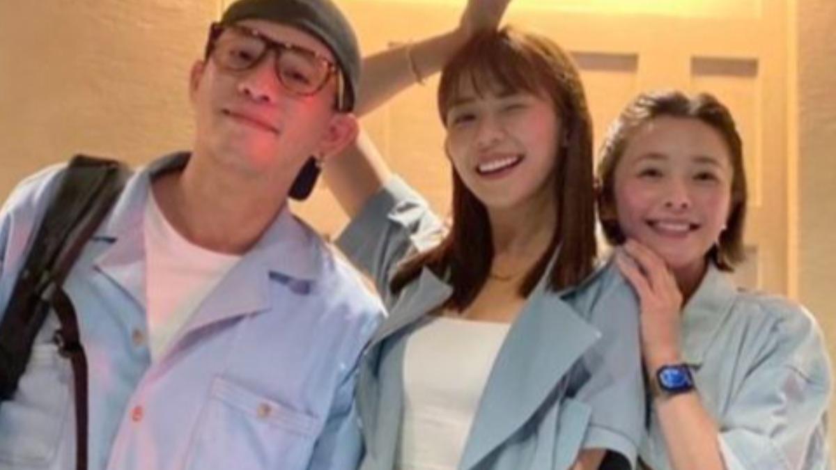 Junior不知林萱瑜(中)、吳婉君(右)是否鬧僵。(圖/翻攝自IG)