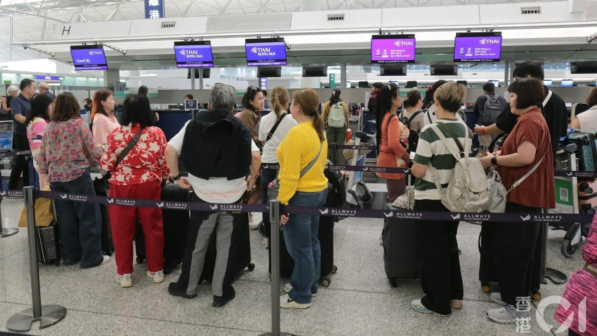 緬甸強震航班延誤，仍不影響香港人飛往曼谷。（圖／香港01）