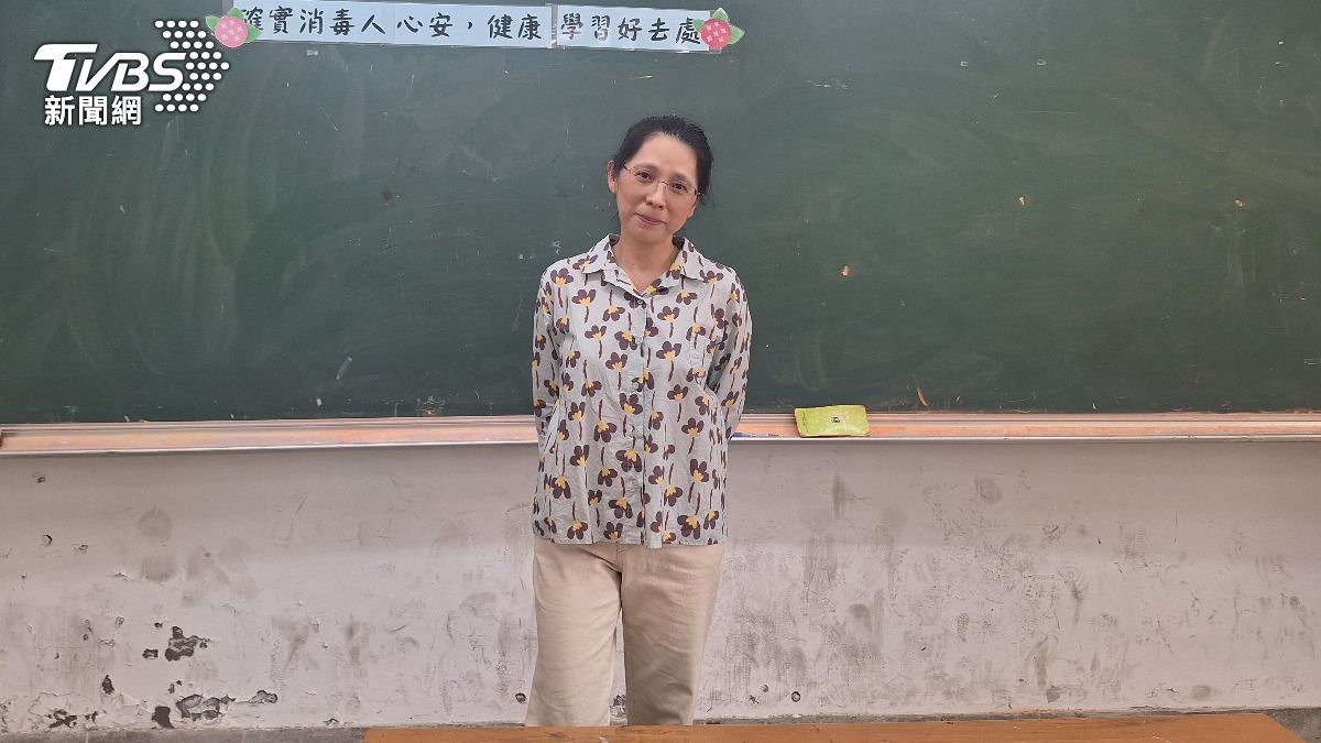 新泰國小紙藝講師。(圖/TVBS)