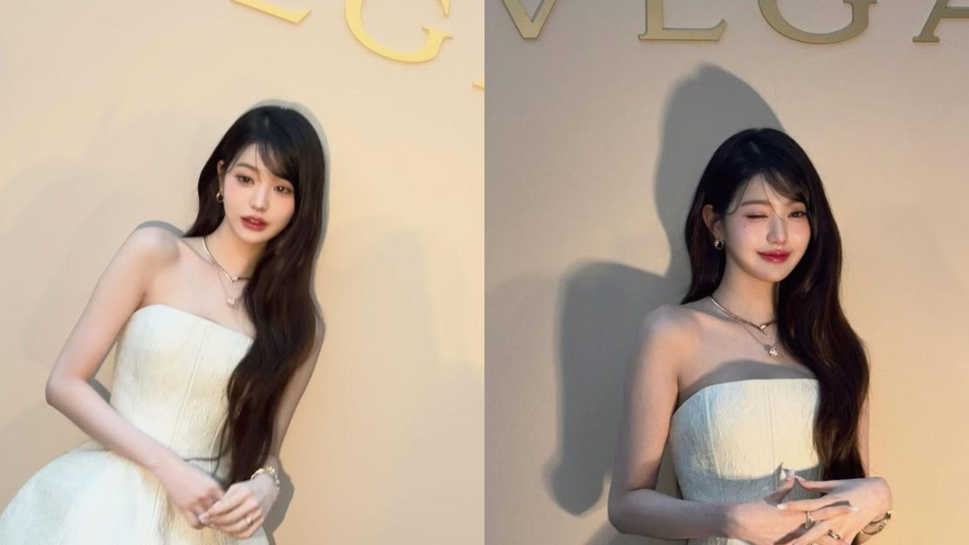 粉絲盛讚張員瑛「臉比珠寶還要閃耀」。(圖/翻攝自IG@for_everyoung10)