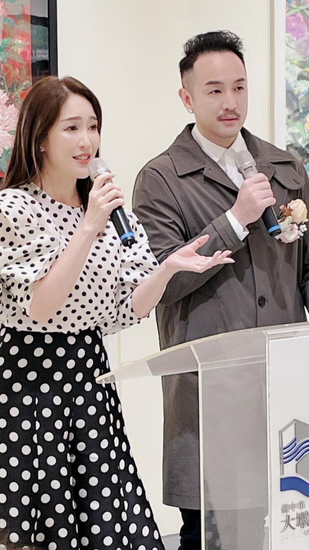 唐可珊(左)、唐志中妙語如珠。(圖/韓湘琴提供)