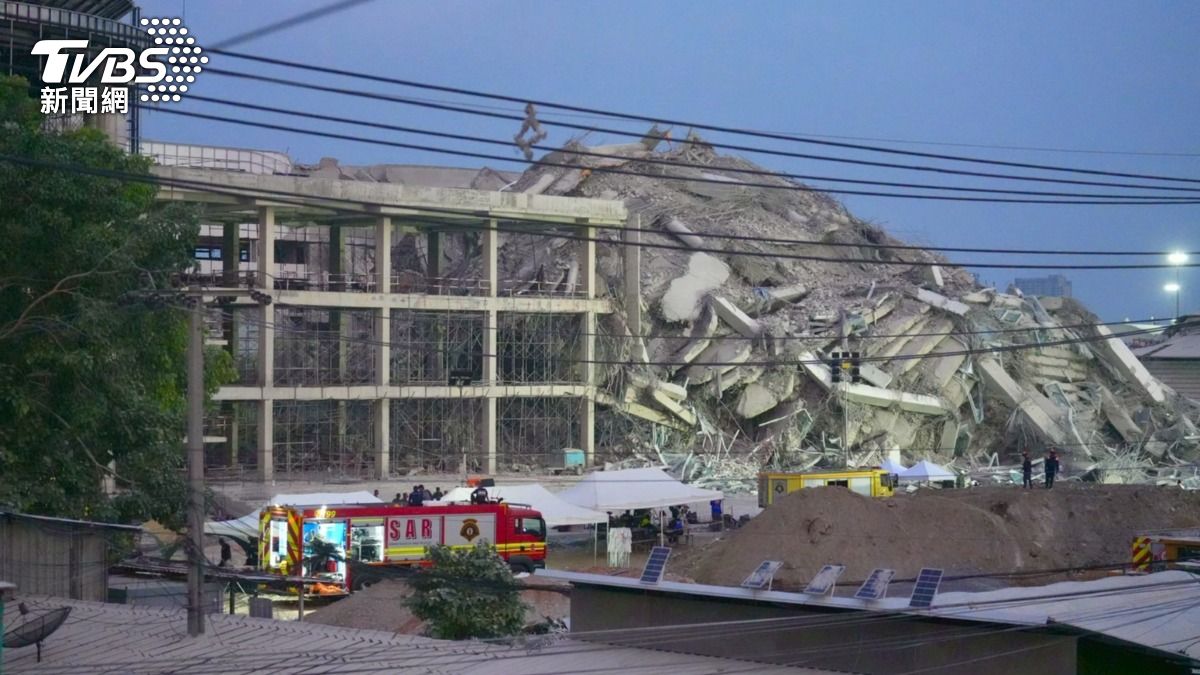 這棟原本計畫用於泰國審計署的新辦公室被踢爆是中國建商所蓋。(圖/華子琛攝)