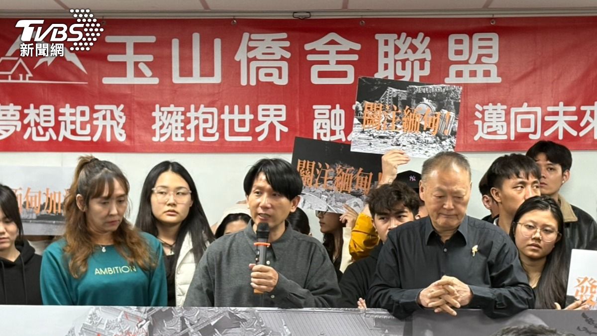 趙德胤看到家園受創很恐懼。(圖/謝毅攝)
