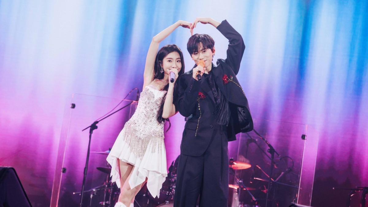 陳華第二天找來邱宇辰合唱〈Candy〉。(圖/KKLIVE提供)