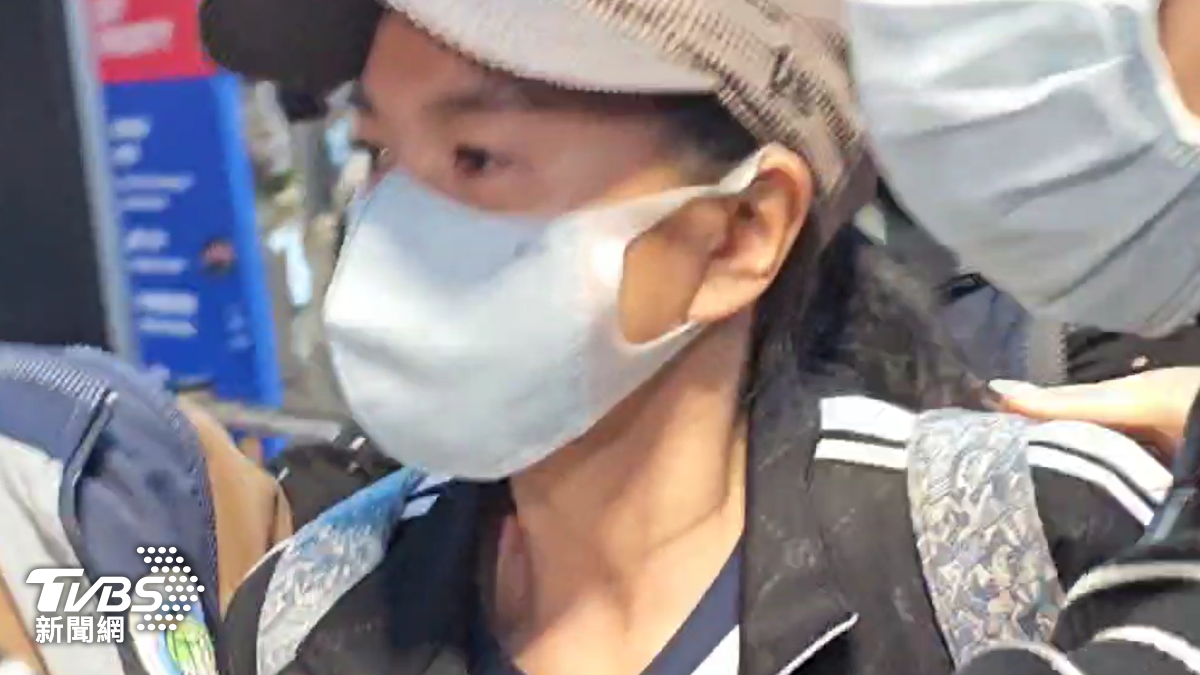 小微已抵達桃園機場。（圖／廖宗慶攝）