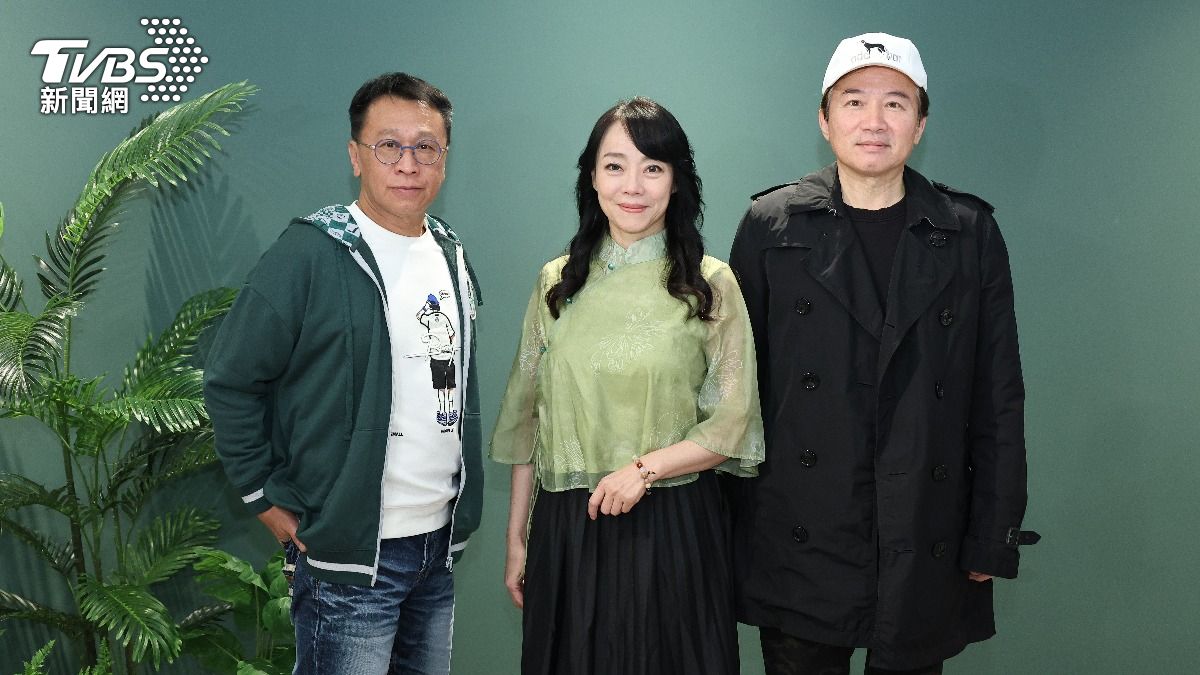 游安順(左起)、范瑞君、孫鵬合作。(圖/張哲鳴攝)