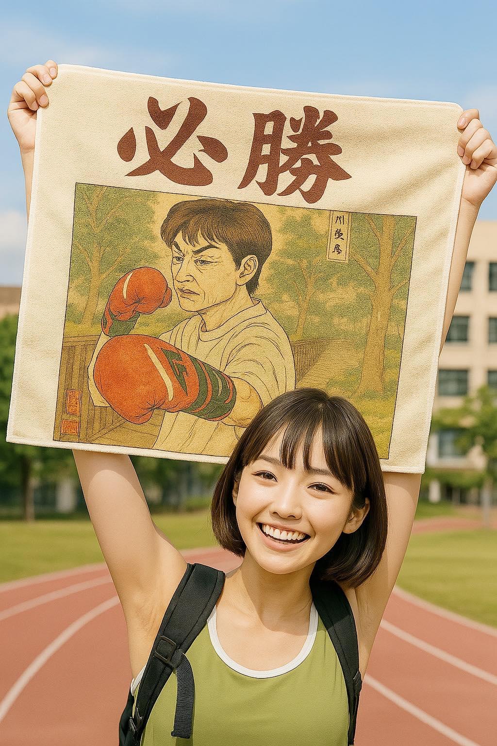 嘎哥必勝應援毛巾。（圖／翻攝自hahababy官網）