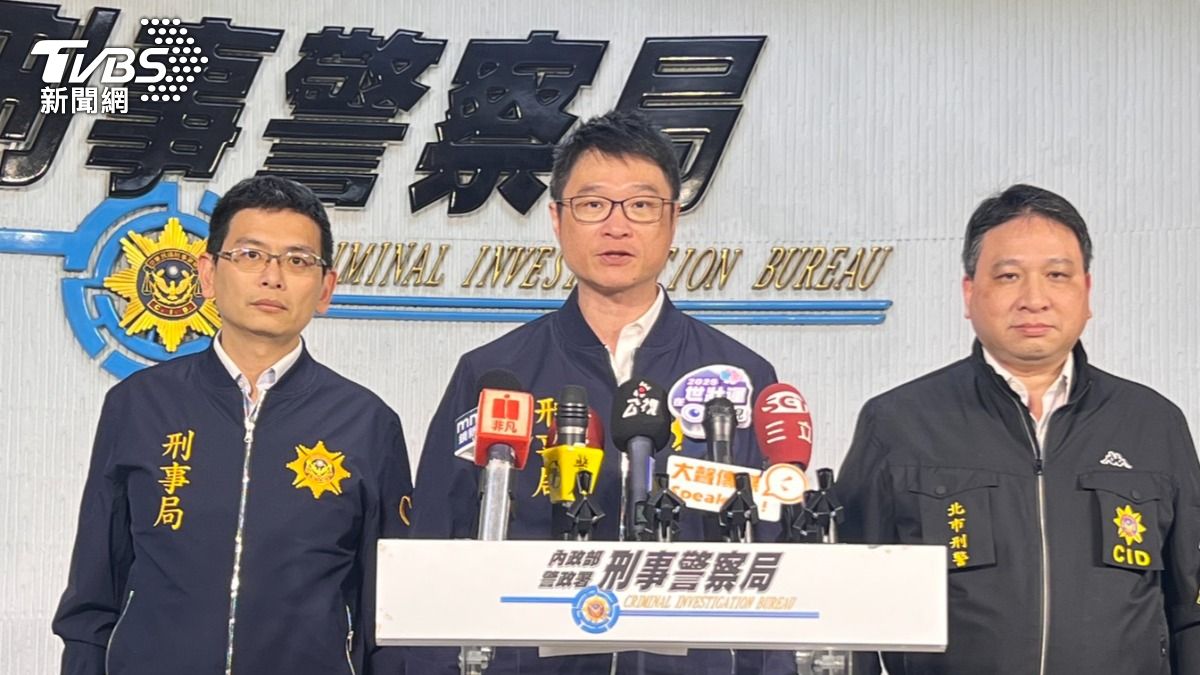 刑事局科技犯罪防制中心主任林建隆說明案情。(圖/TVBS)
