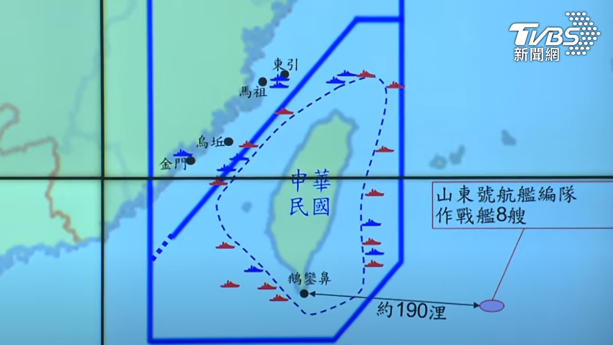 中共軍演還沒完!揭「海峽雷霆2025A」兵力部署 49機艦擾台