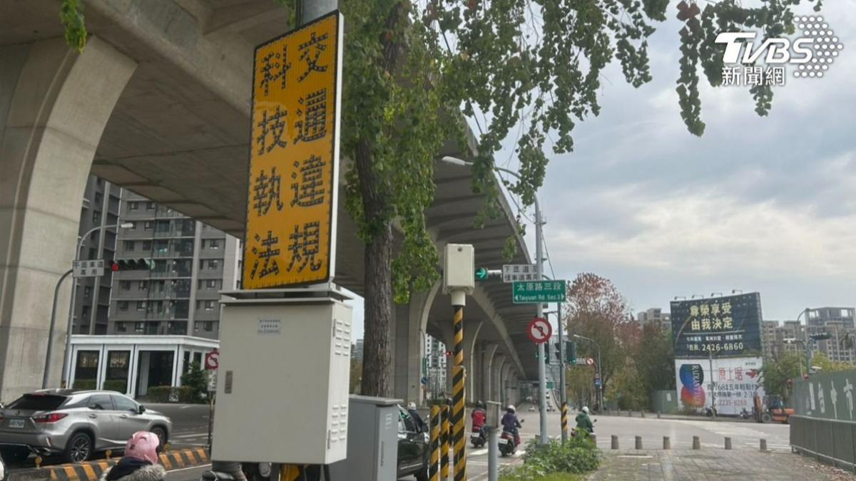 救台中交通!這示範道路7月開抓 4路口半年送3.5萬張罰單