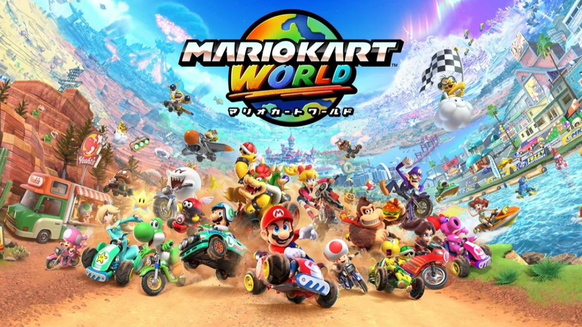 瑪莉歐賽車新作將與Switch 2同步發售，任天堂4月17日會另直播公開遊玩詳細。