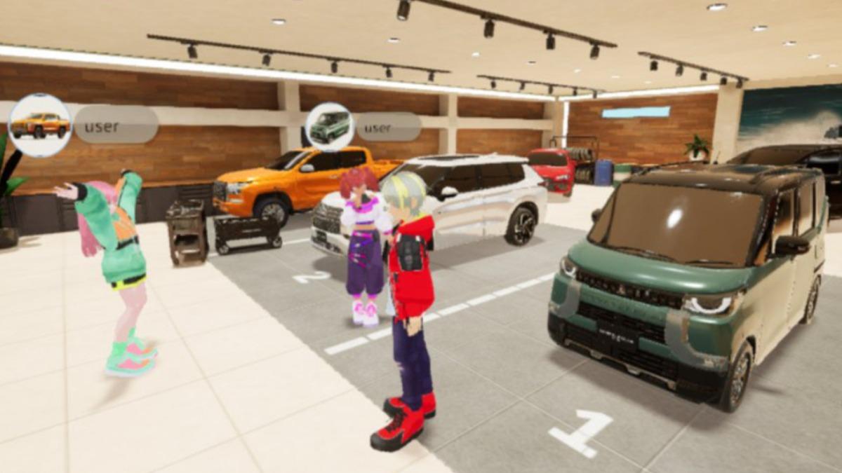 Mitsubishi MILAND虛擬世界當中的車輛能以NFT方式進行交易。（圖／Mitsubishi提供）