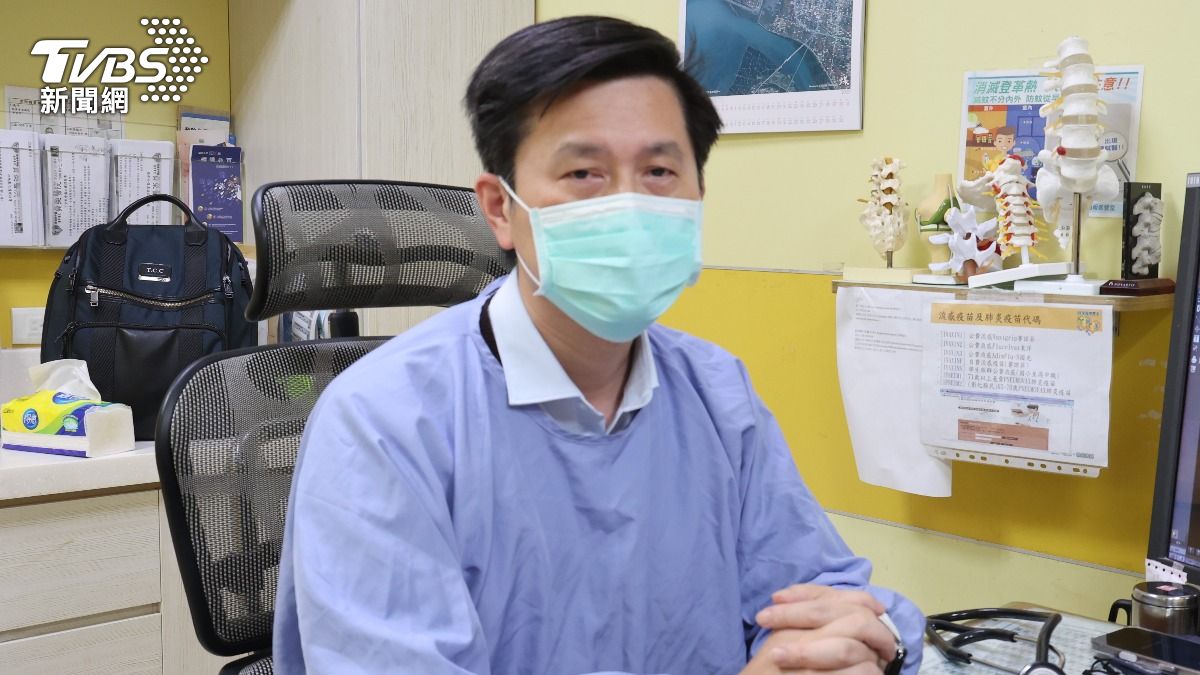 員榮醫療體系員榮醫院醫療副院長、胸腔內科涂川洲醫師解說花粉熱因應之道。(圖/TVBS)
