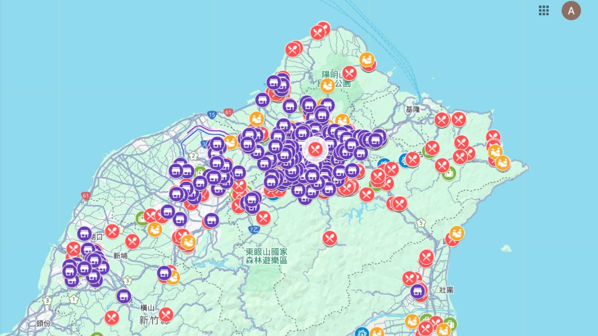 世壯運2000間特約店家整合Google地圖，方便民眾觀看。（圖／翻攝自世壯運官網）