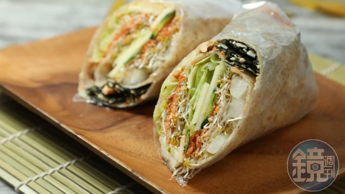 【清明潤餅獵奇3】「芝山棧」蔬菜捲餅太豐富!讓肉食者甘願放下屠刀