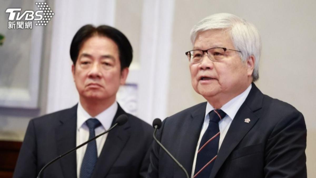 總統賴清德與台積電董事長魏哲家共同召開記者會說明台積電千億美金投資美國。（圖／華子琛攝）