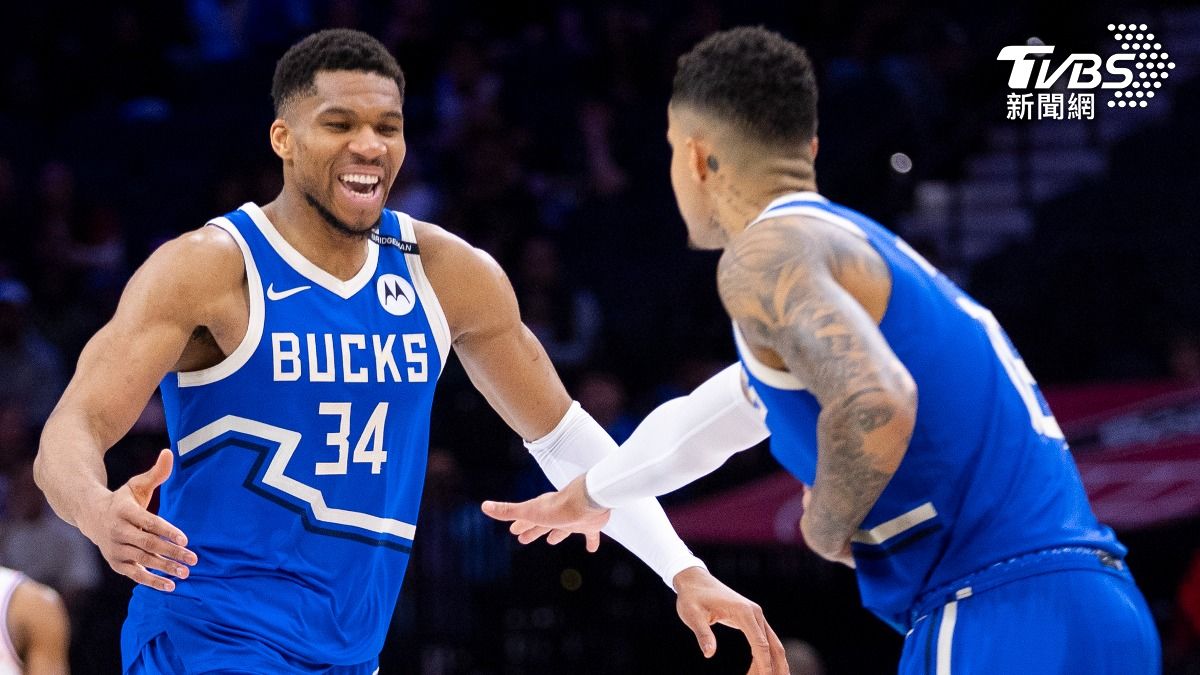 NBA／公鹿字母哥史詩大三元退76人  締造史上第一人紀錄