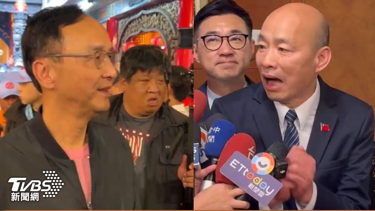 拜大甲媽談時事關稅題　韓國瑜回4字、朱立倫轟綠：毀滅台灣嗎？