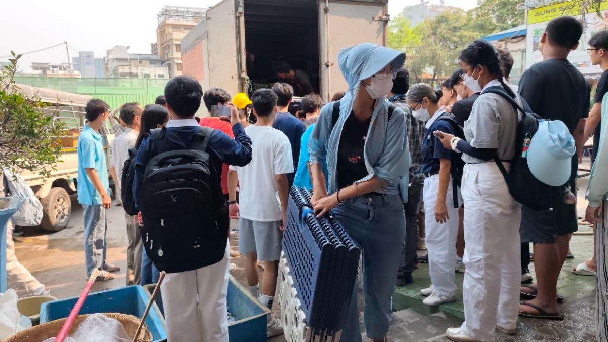 慈濟已送物資到緬甸重災區。（圖／慈濟基金會提供）