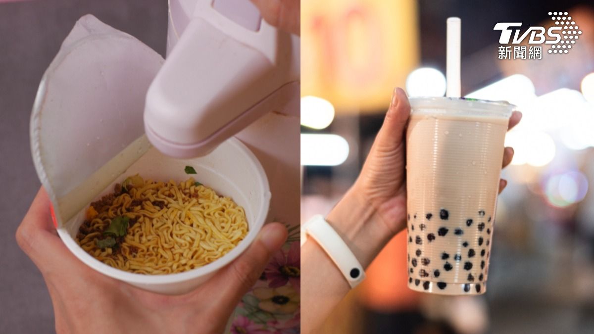原PO好奇學YouTuber實測「泡麵+珍奶」，一嚐味道讓她驚呆。（示意圖／shutterstock 達志影像）