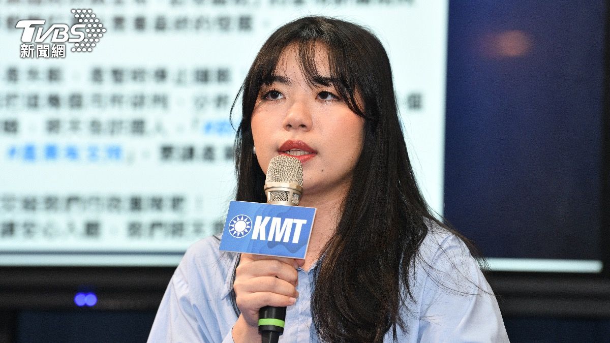 國民黨發言人楊智伃。(圖／胡瑞麒攝)