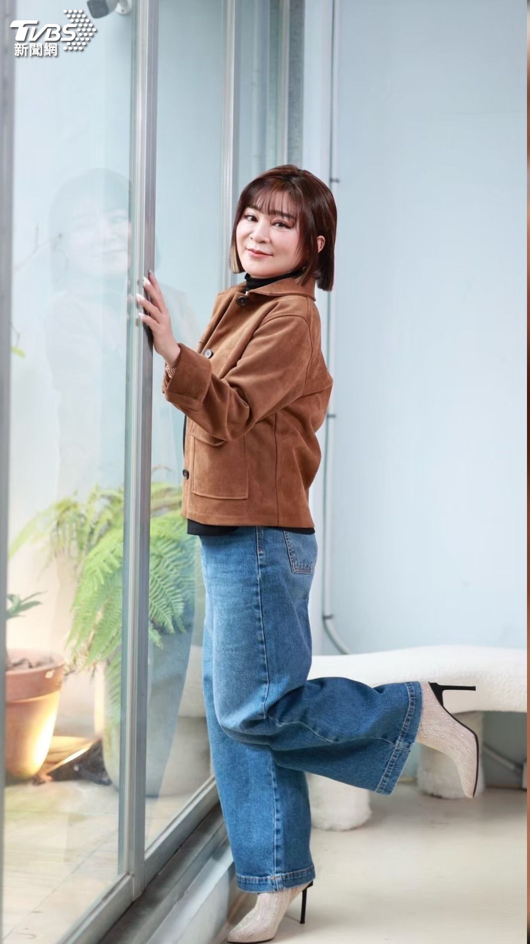 王彩樺開始要選擇工作。(圖/黃城碩攝)