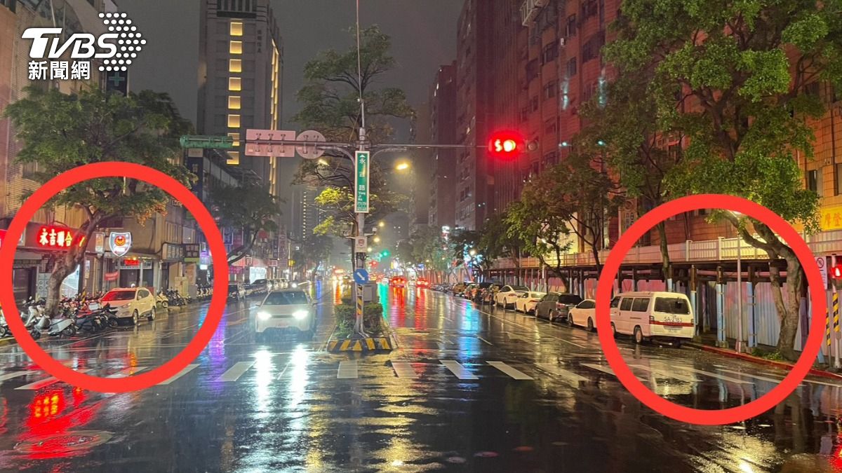 犯案地點就在派出所對街。(圖/TVBS)