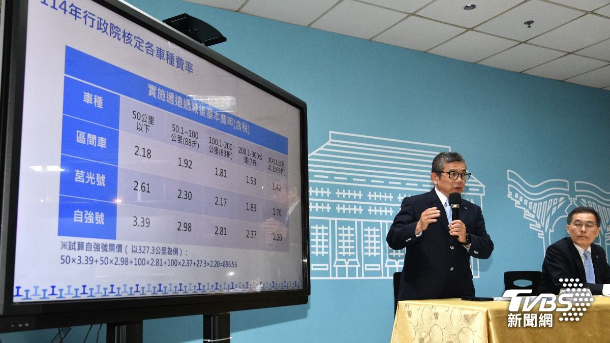 台鐵調整票價，行政院核定各車種費率。（圖／胡瑞麒攝）