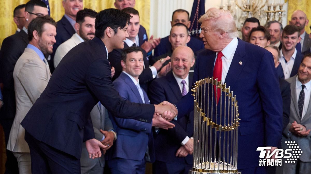 MLB／道奇獲邀進白宮　川普讚大谷翔平：看起來像電影明星