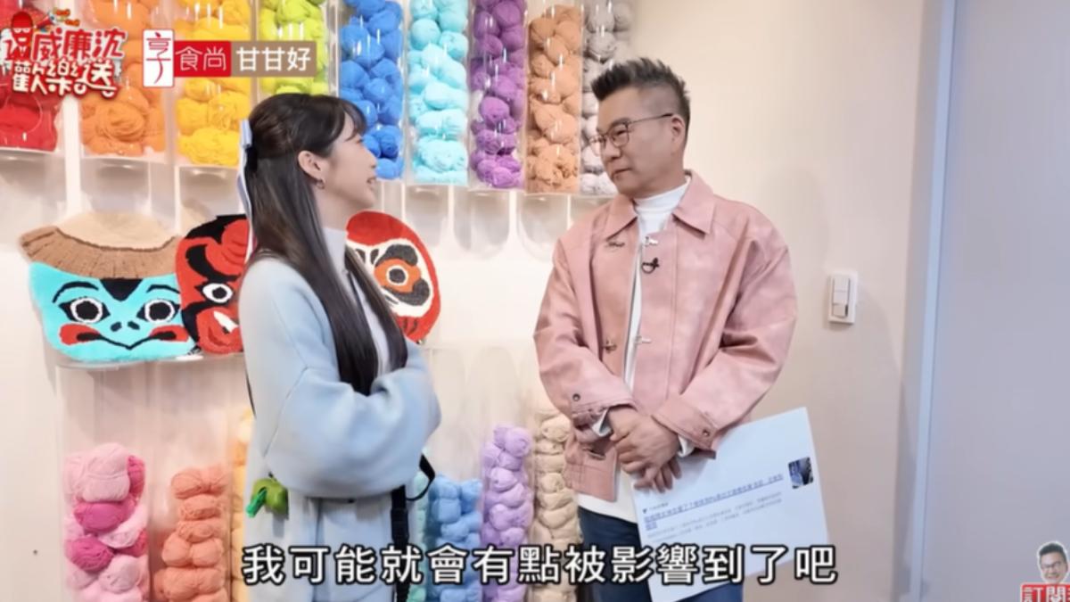 慈妹首吐低潮心聲。(圖/TVBS)