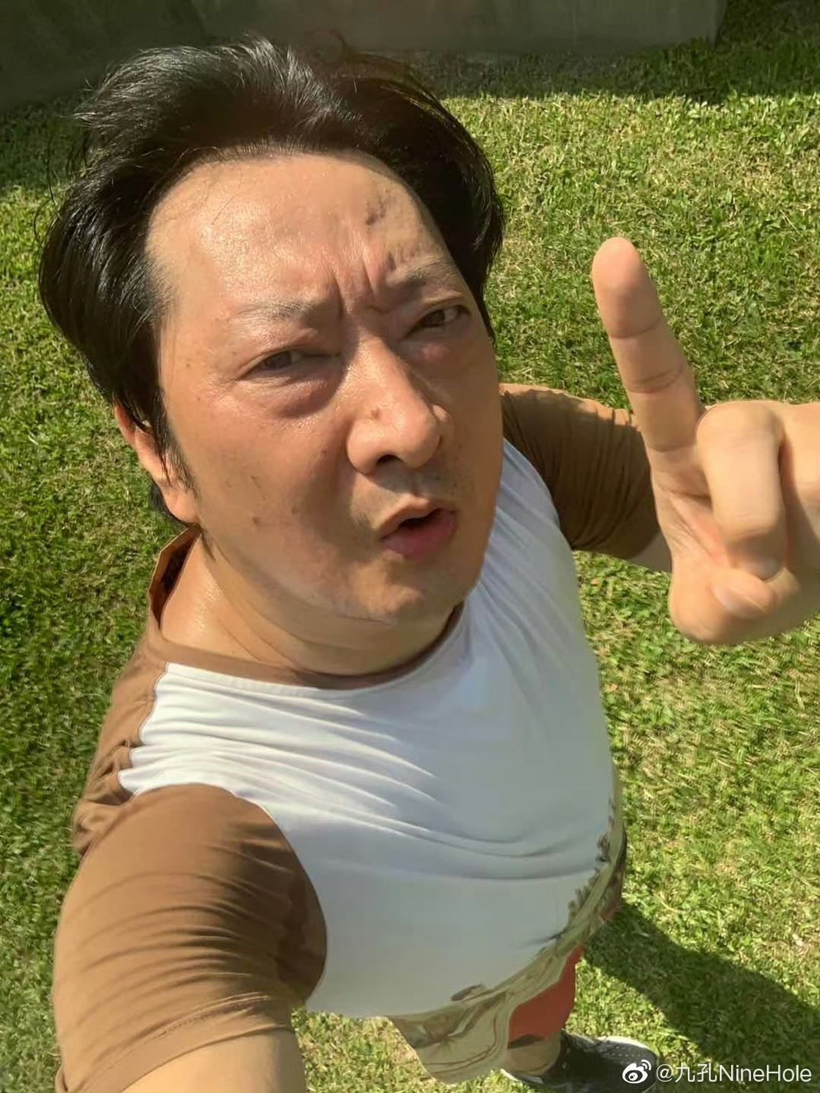 九孔在金山買下2千坪土地所費不貲。(圖/翻攝自九孔微博)