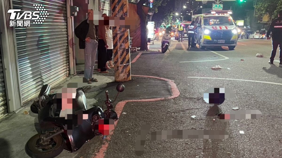 機車擊落腳踏車！台南2女噴飛倒地臉濺血　急送醫仍斷魂