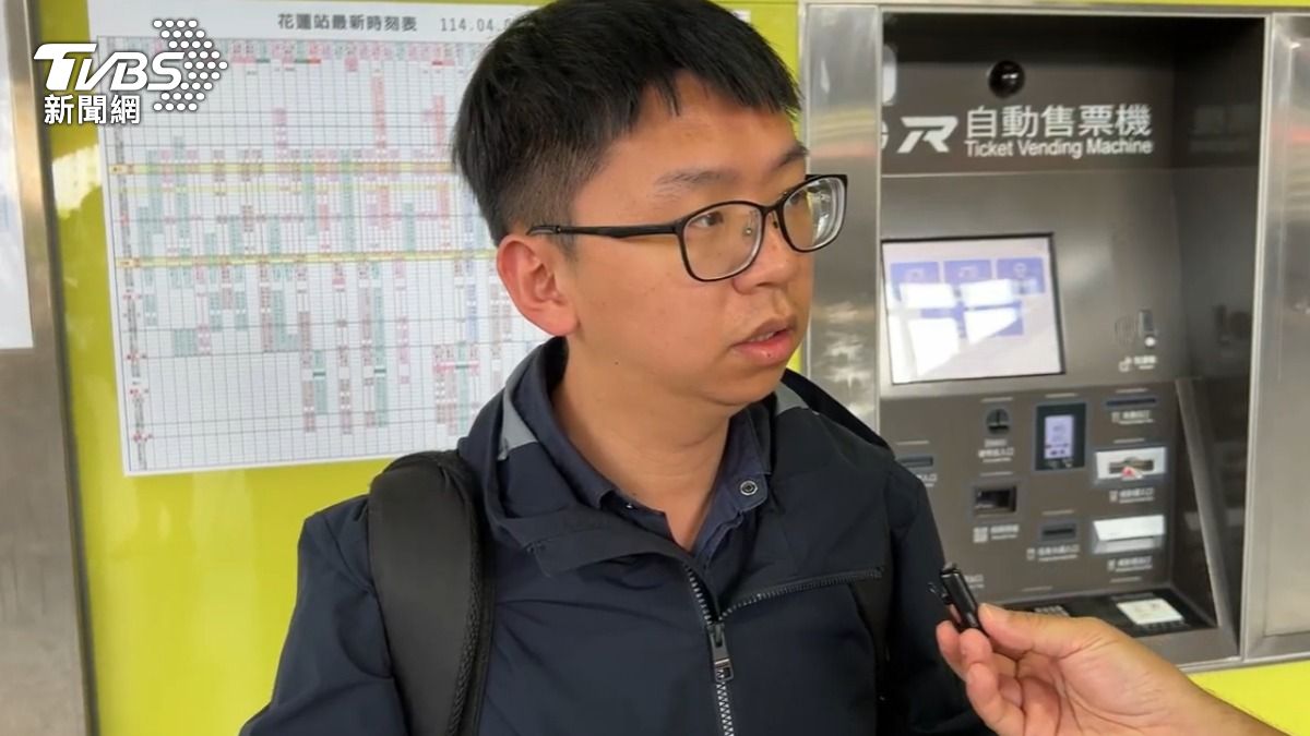 民眾表達對台鐵漲價看法。(圖/TVBS)