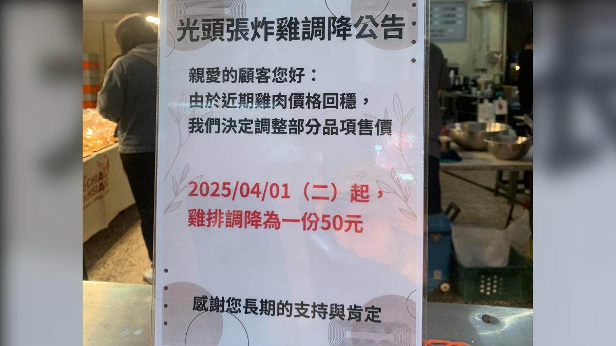 不漲反降!商家祭公告「雞排降至50元」 一票人驚呆:街頭奇景