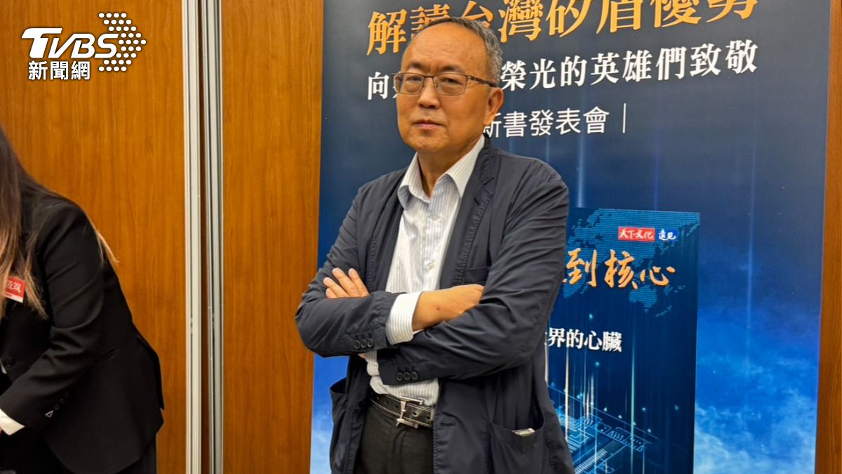 台積電文教基金會董事陳健邦。（圖／謝佩穎攝）